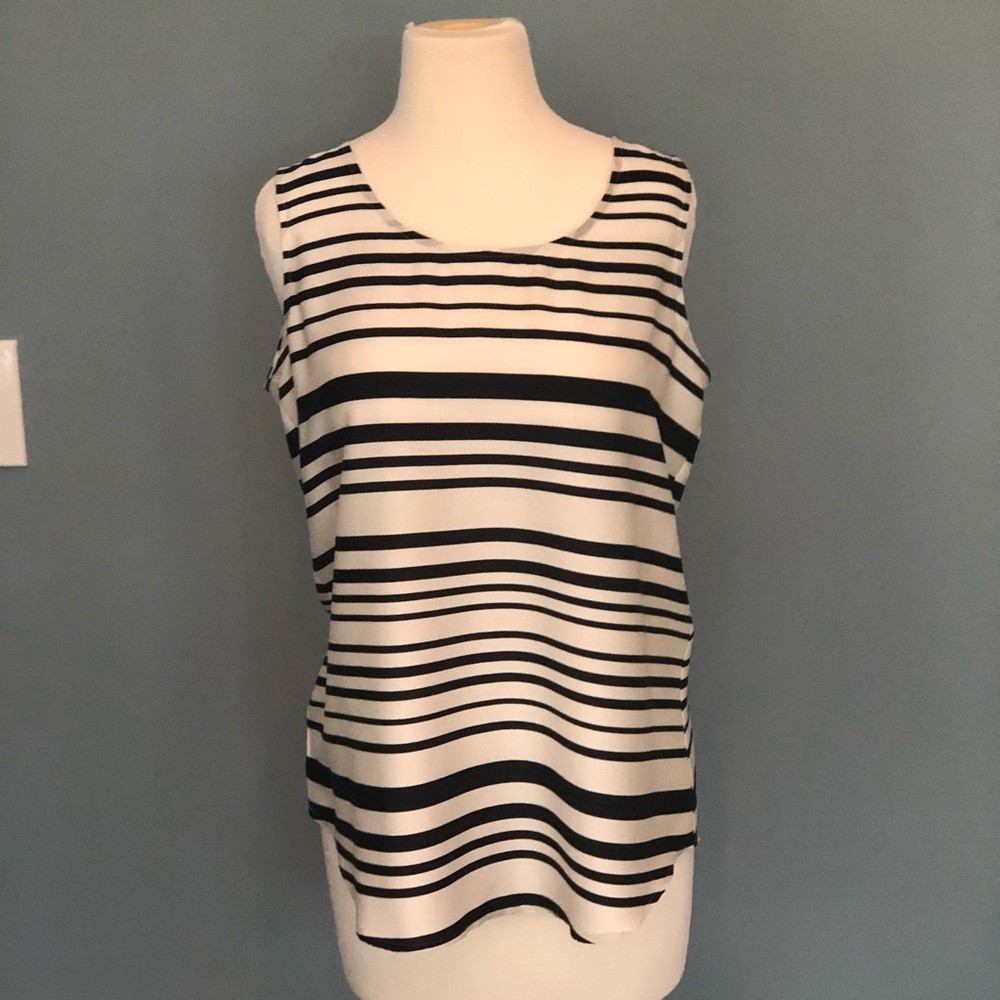 Ann Taylor Striped Blouse